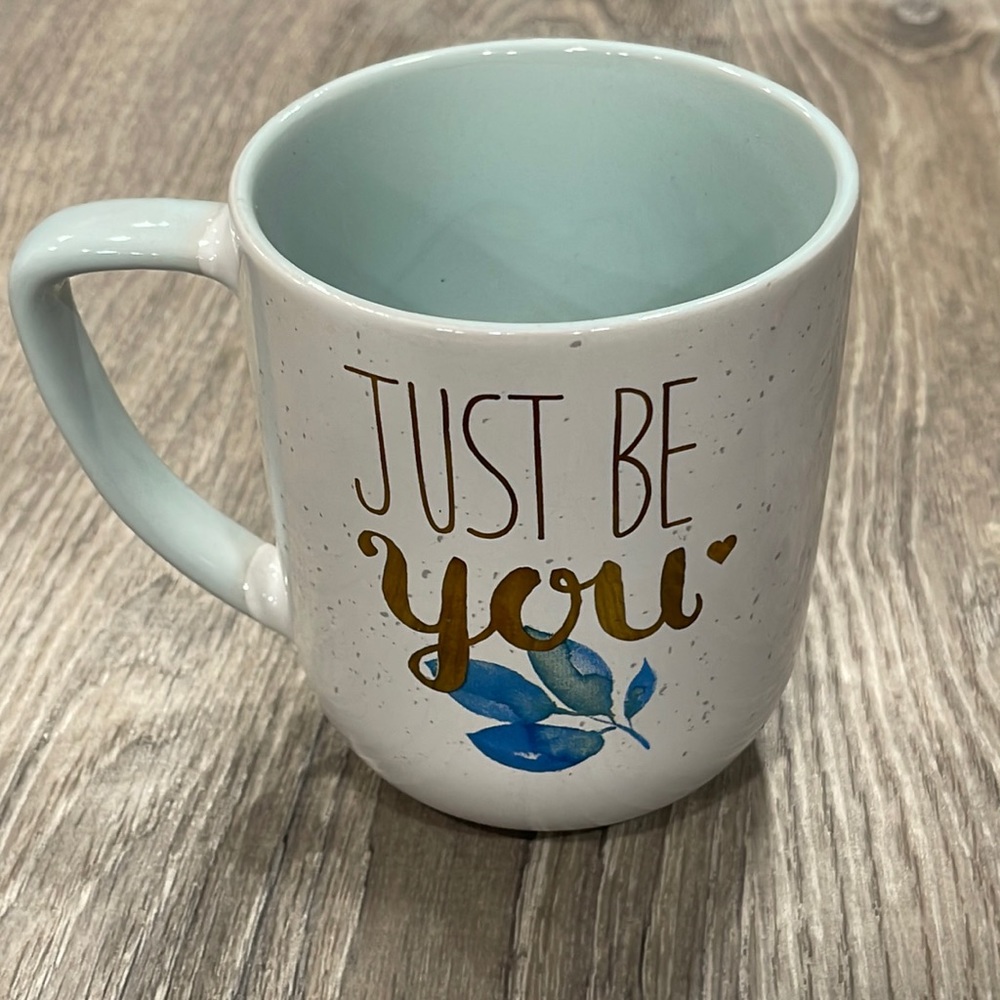 Nicole Miller Just Be You Floral Coffee Mug J37